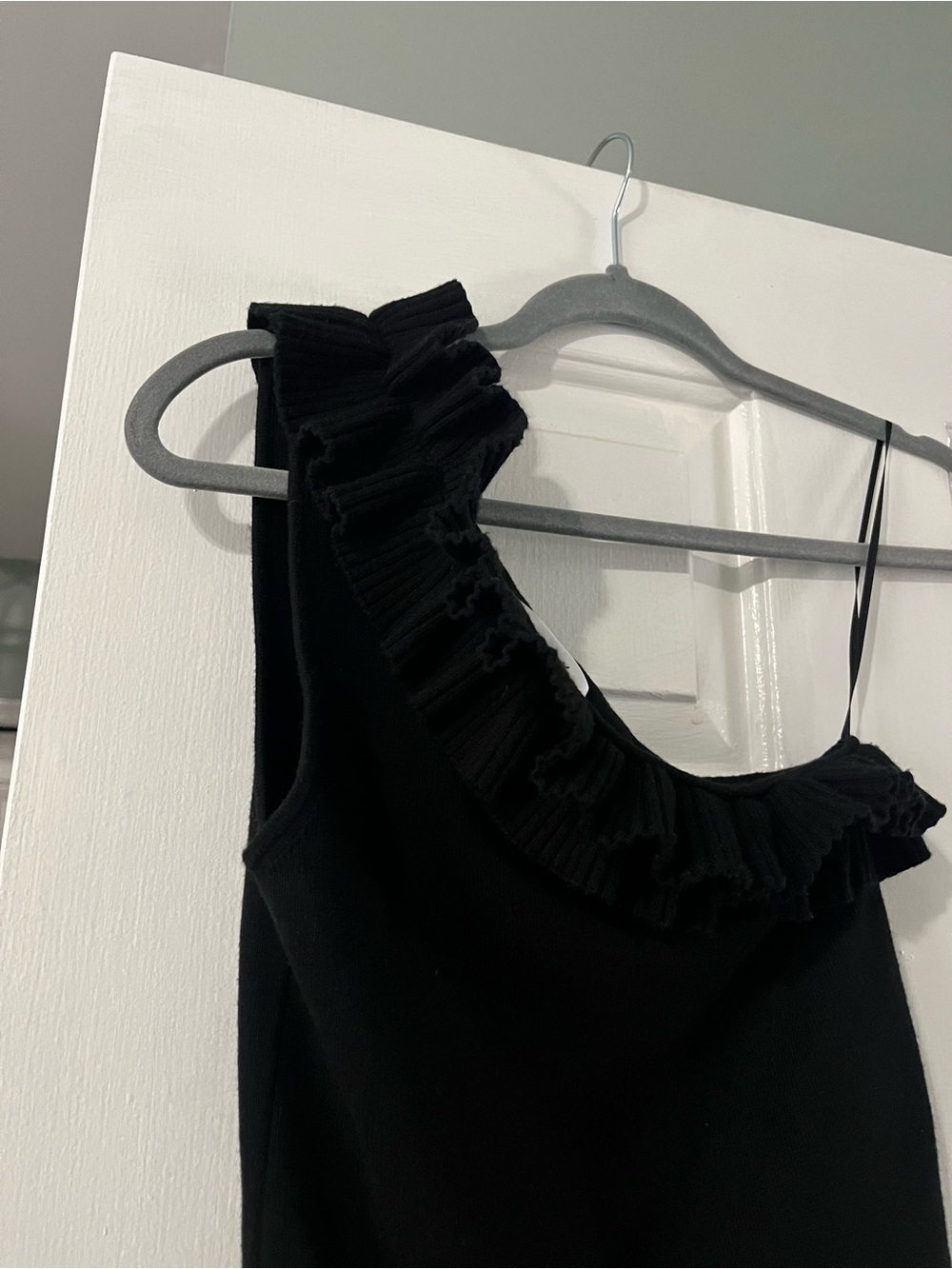 MILLY Ruffle One Shoulder Top - Picture 5 of 6
